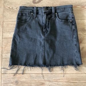 Madewell Stretch Denim Straight Skirt